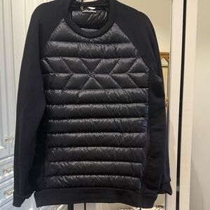 Holden Men's Black Quilted Crewneck Sweater